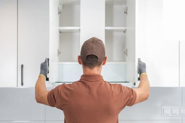 Electrical professionals working