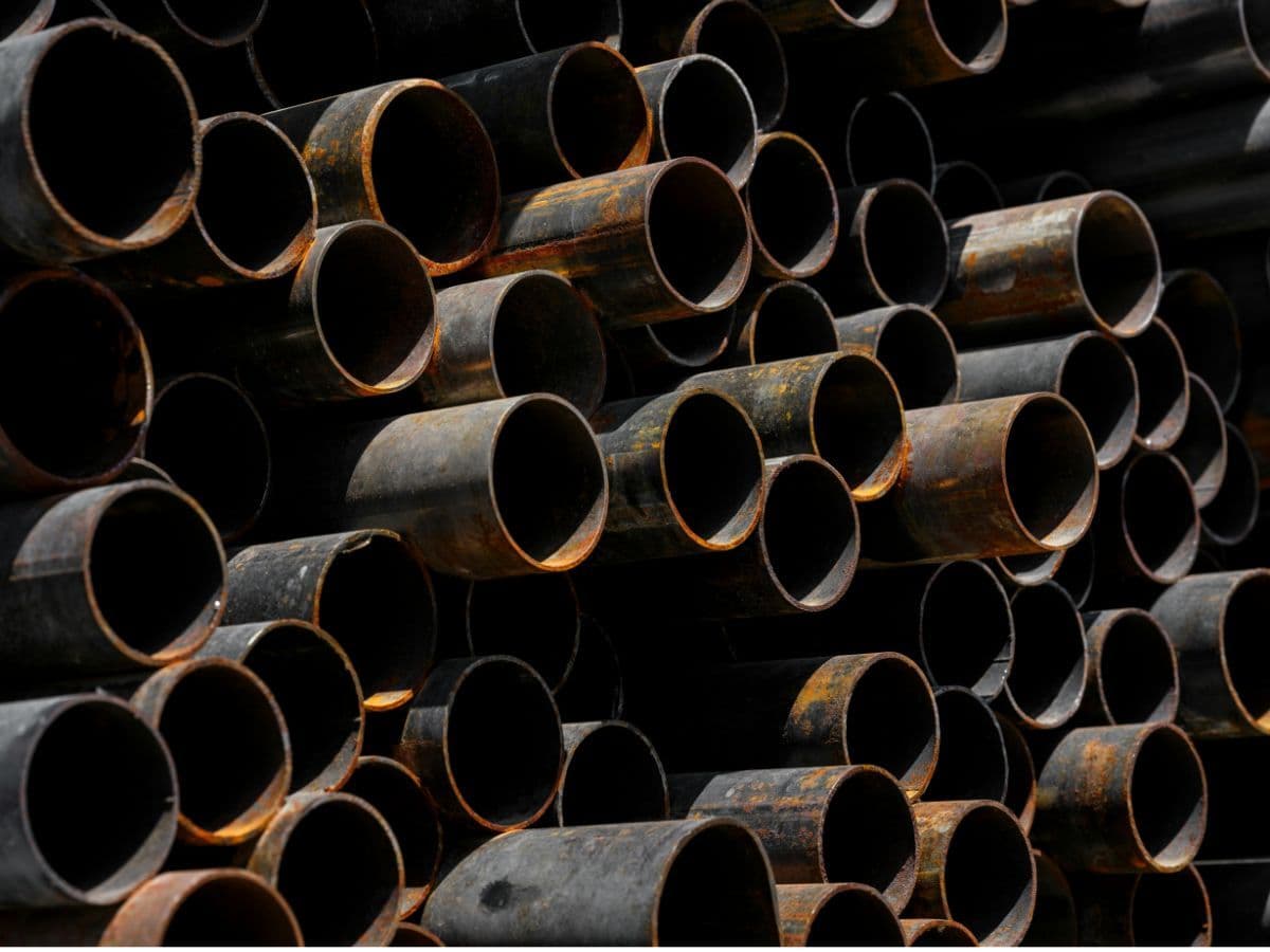 cast iron pipes